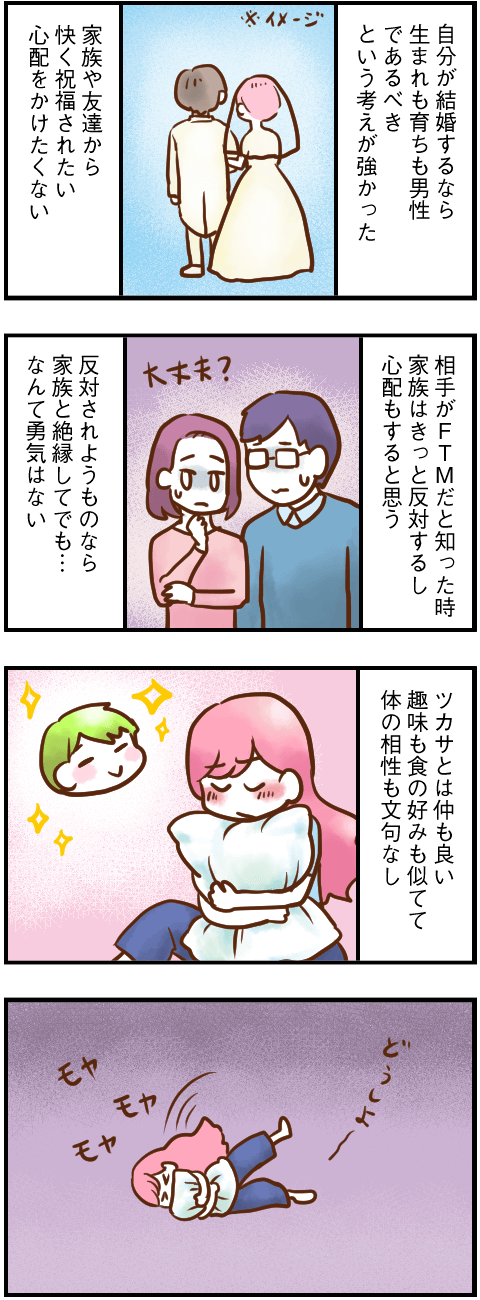 FTMと付き合うかどうかの悩み